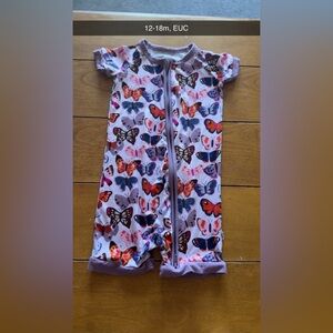 Little Sleepies Butterfly Kisses Shorty